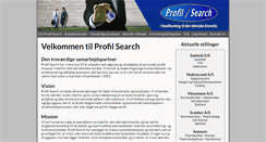 Desktop Screenshot of profilsearch.dk